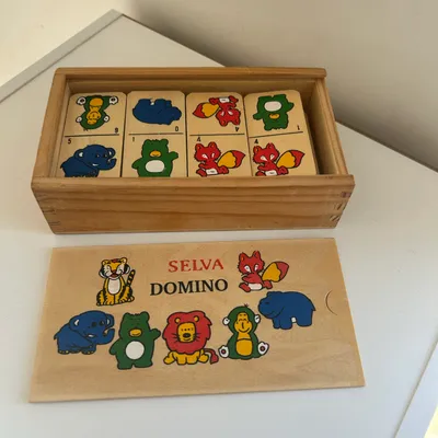 Jeu de dominos en bois 